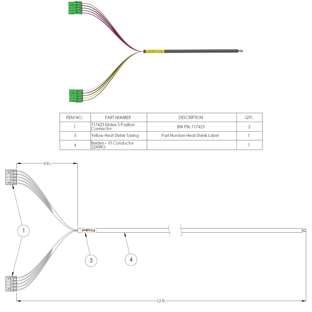Steltronic AMF 82-70 Manager Control Cable