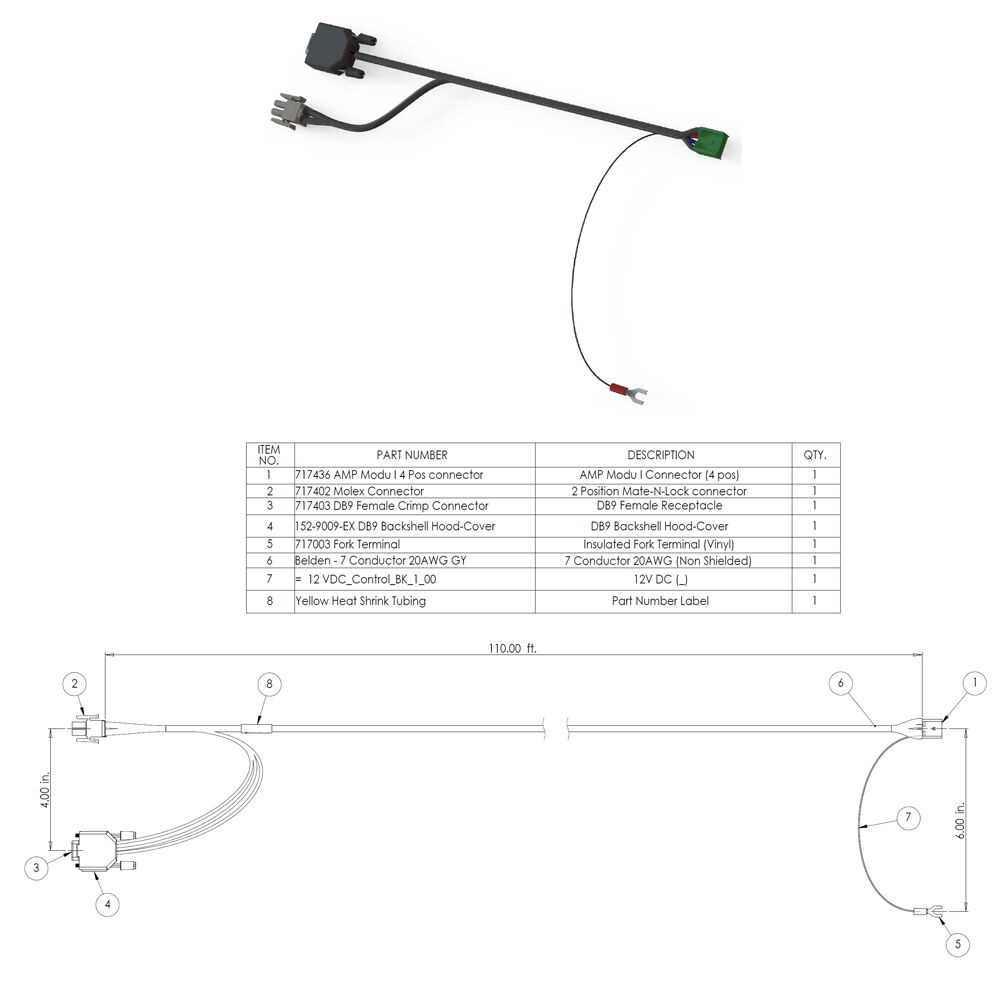 Steltronic QWERTY Keypad Cable