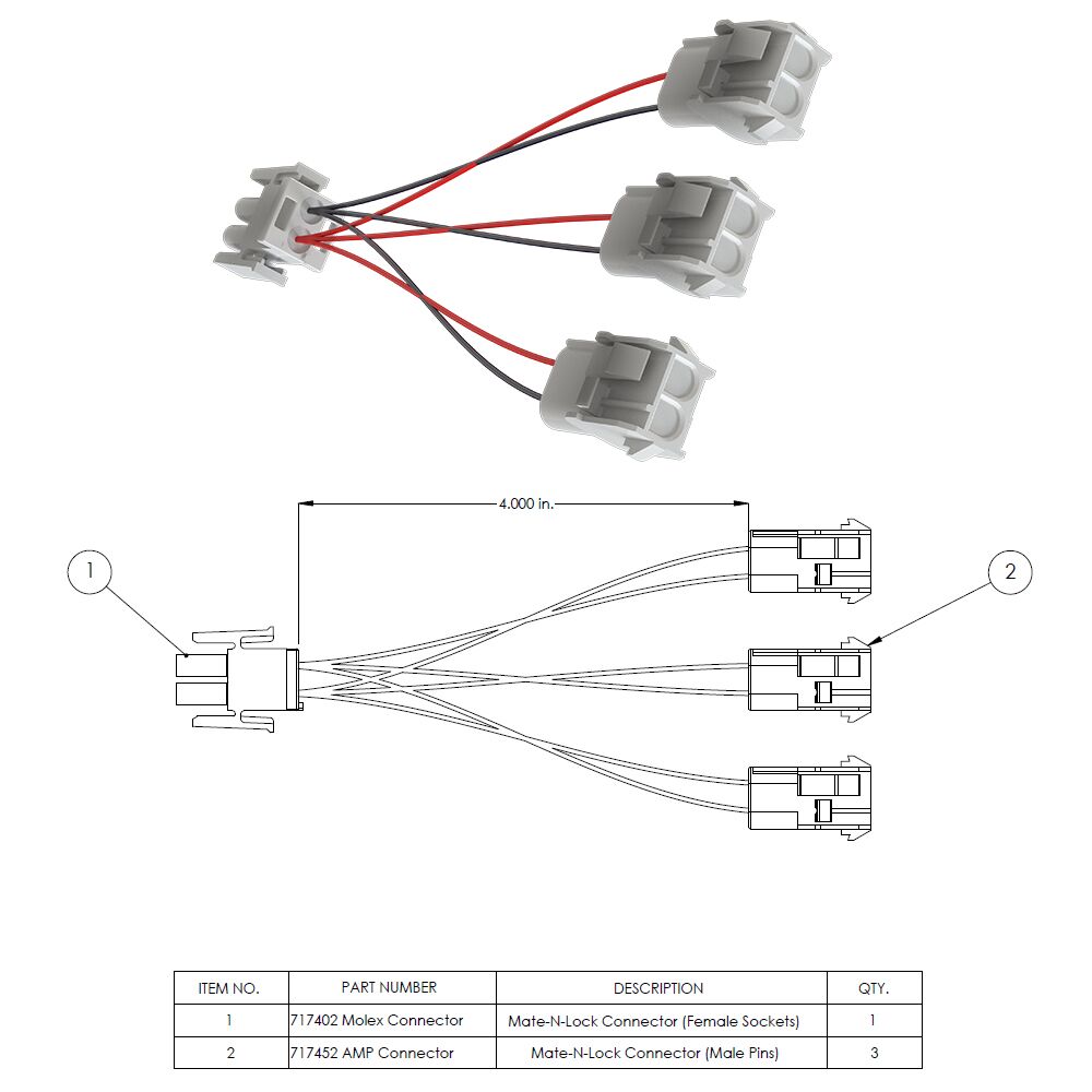 Steltronic Power/Splitter Cable