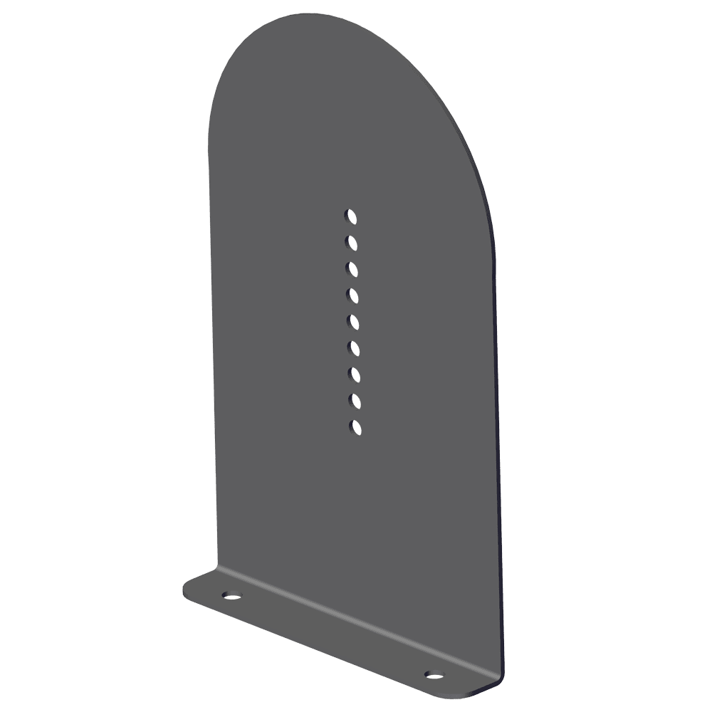 Steltronic reflector riser plate